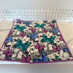 Coach butterfly print silk scarf. Good used condition.